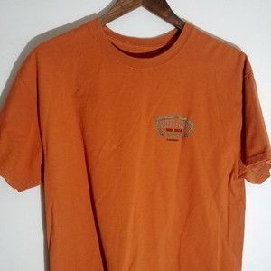 Ron Jon Surf Shop Gozumel Mens Tshirt Orange Back Graphic Size Large L